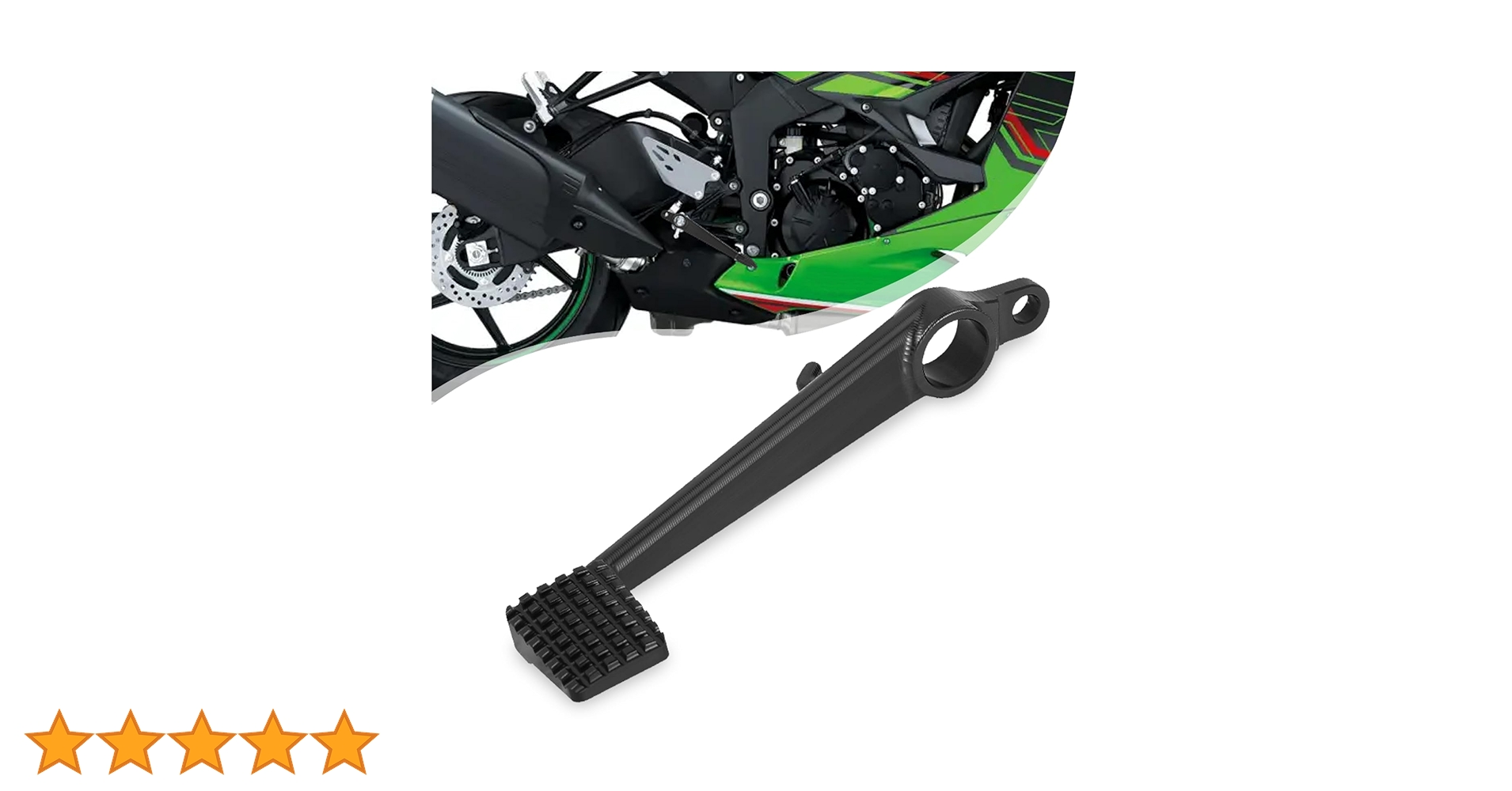 Amazon.co.jp: BAOUFF リアブレーキペダル ZX6R ZX636用、折りたたみ式